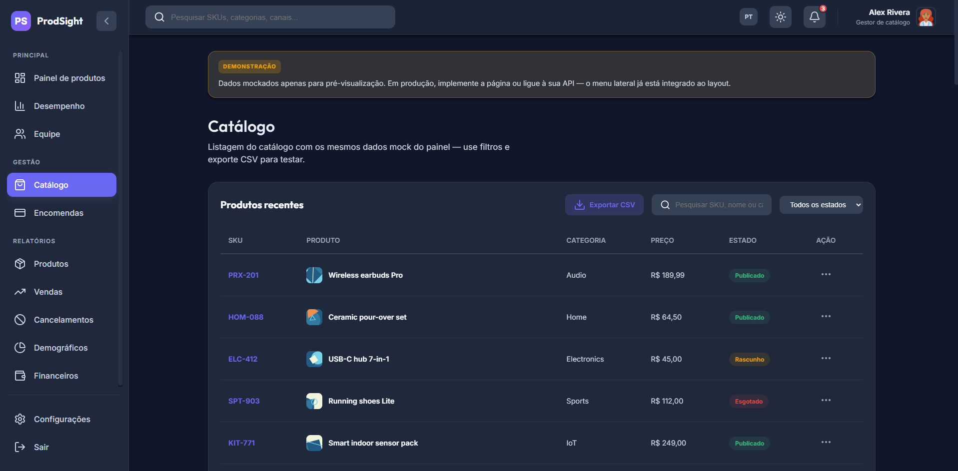 ProdSight screenshot 6